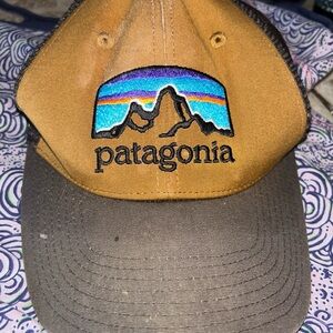 Patagonia Brown and Blue Hat